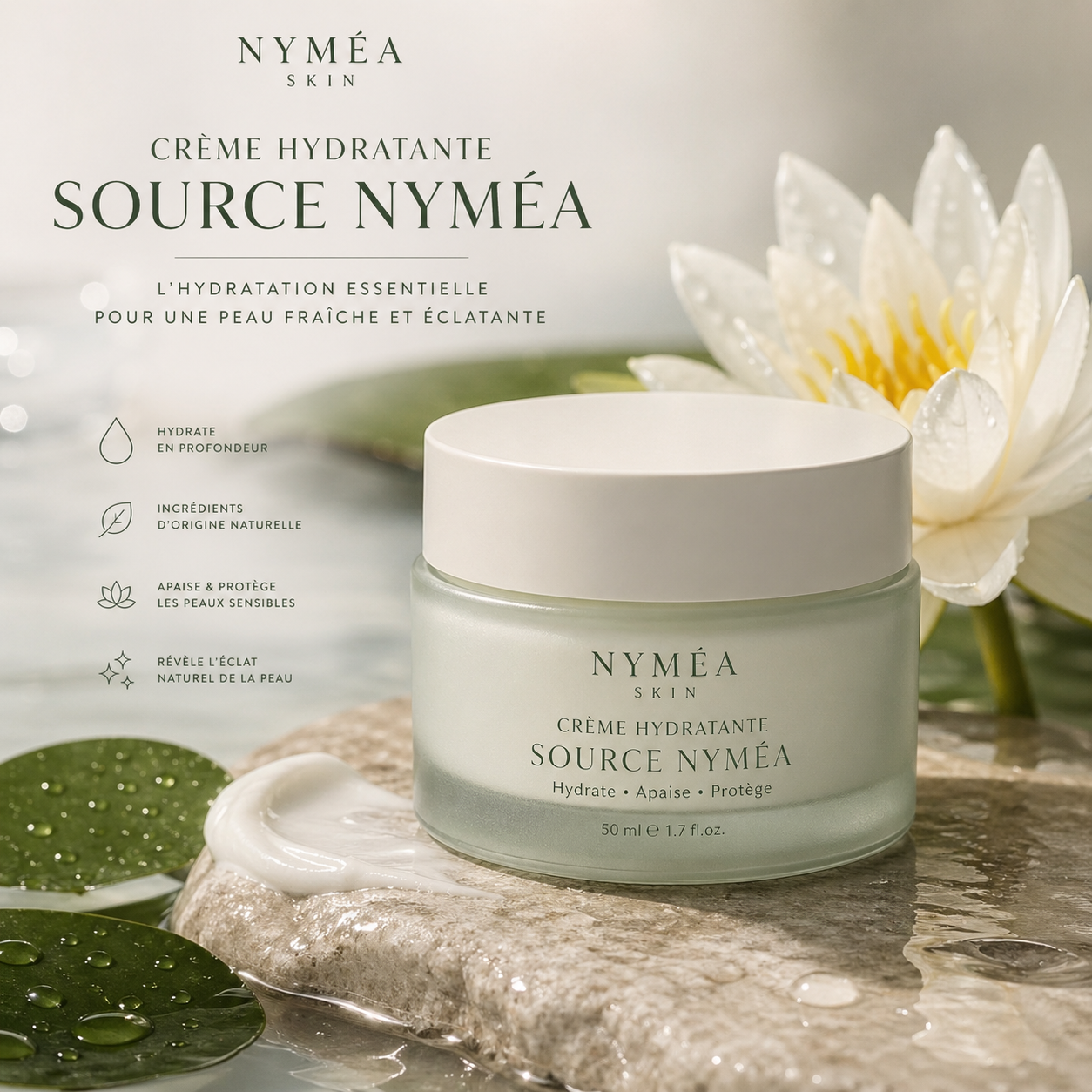 Crème Hydratante – Source Nyméa