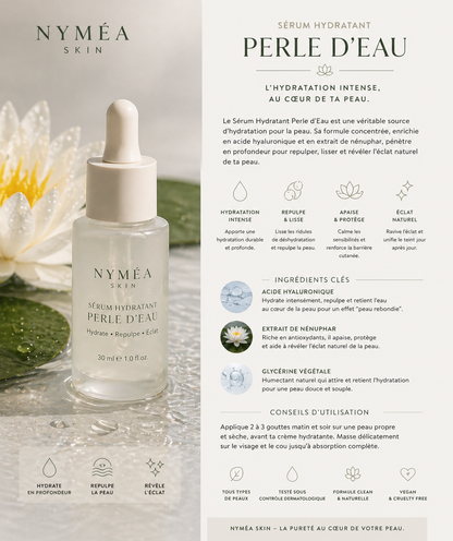 Nyméa Skin – Sérum Hydratant “Perle d’Eau